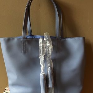 Baby blue purse